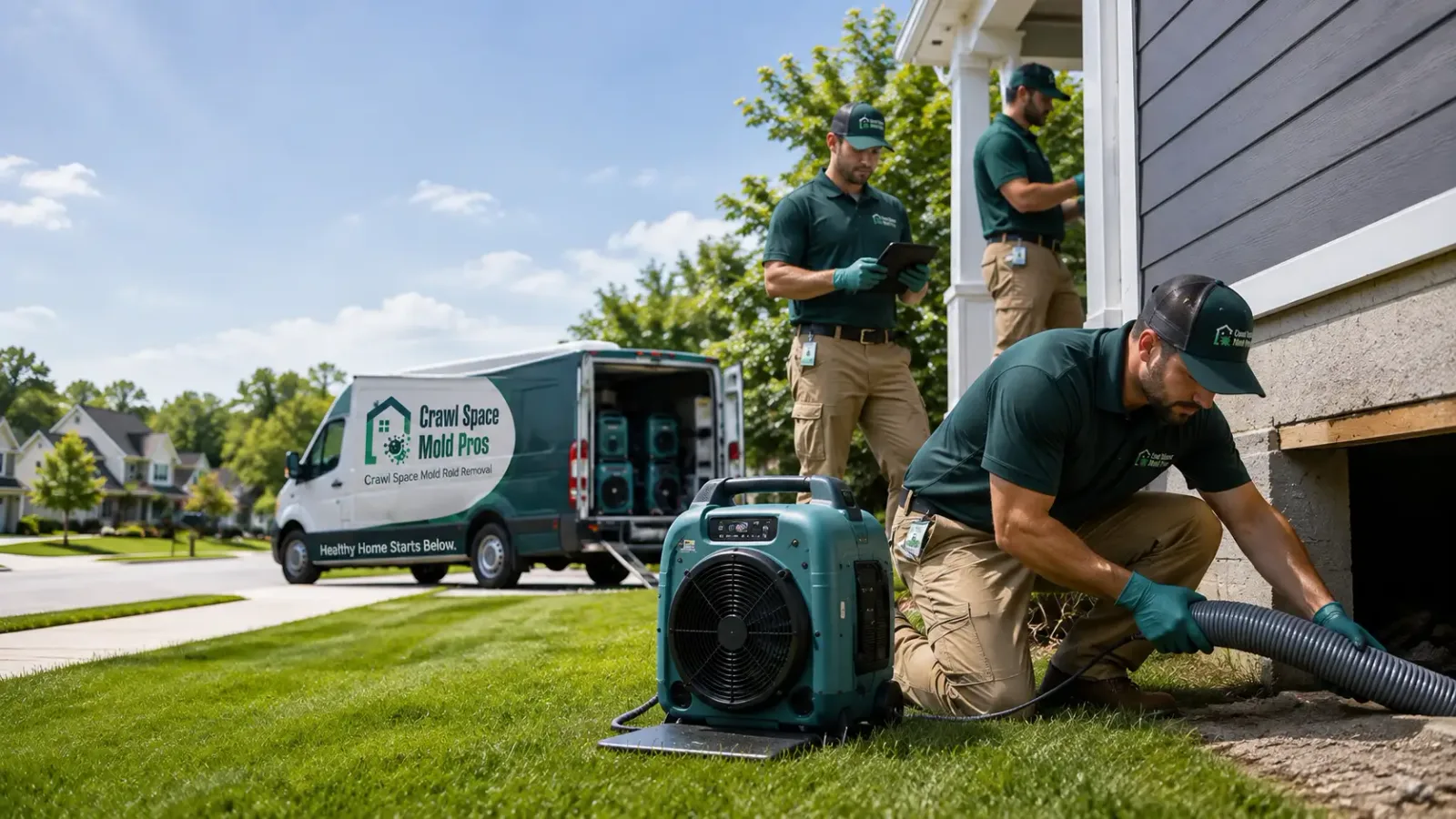 Crawl Space Mold Removal in Preston, MN